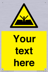 Custom Warning quicksand mud or silt